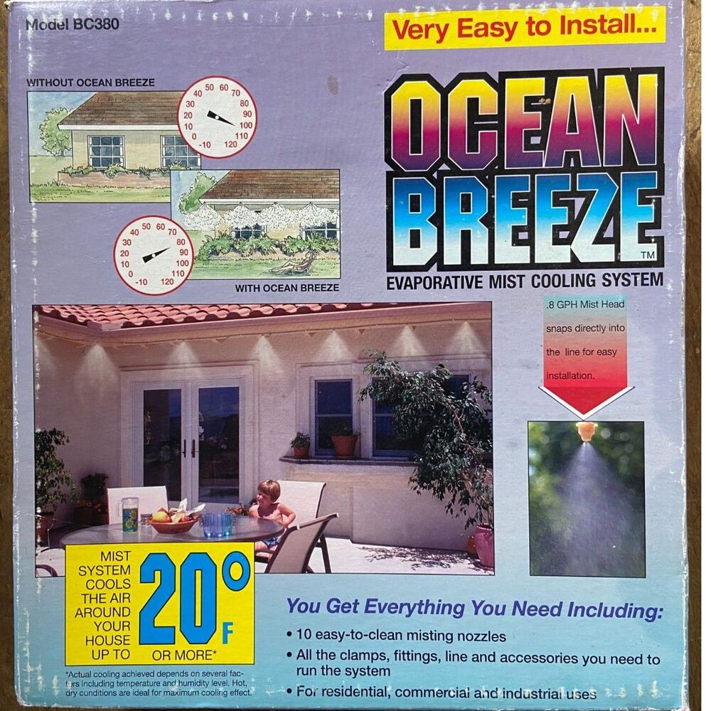 DIG Ocean Breeze Evaporative Mist Cooling System Model BC380